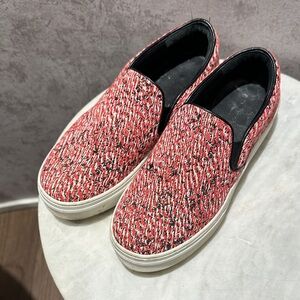 Céline by Phoebe Philo Tweed Slip On Sneakers Size 36 
original price $900+